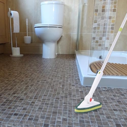 2pcs Floor Brush Head Replacement for Bathroom