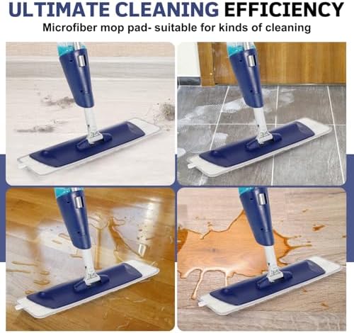 AmaVins 3 Pack Microfiber Mop Pads for Bona 18 Inch Mop