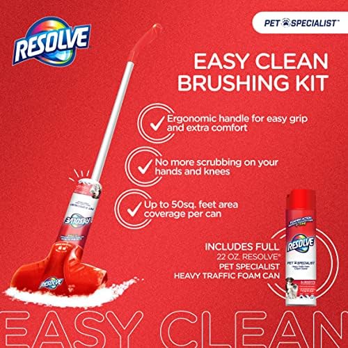 Resolve Pet Specialist Easy Clean Brushing Kit