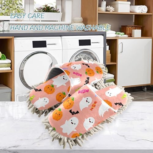 Burbuja Pumpkins Boo Mop Slippers - Charming Design Efficient Cleaning