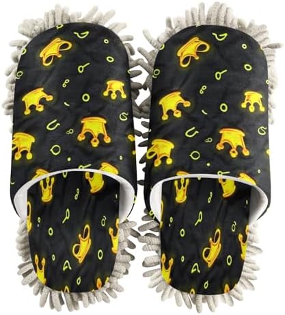 Zhirexin Cartoon Crown Mopping Slippers for Men Women