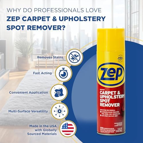 Zep Instant Carpet Spot Remover 19 oz Case of 4