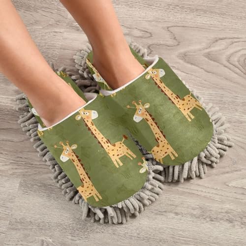 Zhirexin Microfiber Mop Slippers for House Cleaning