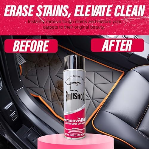 BullSnot RemoovABull Stain Remover for Carpets and Upholstery