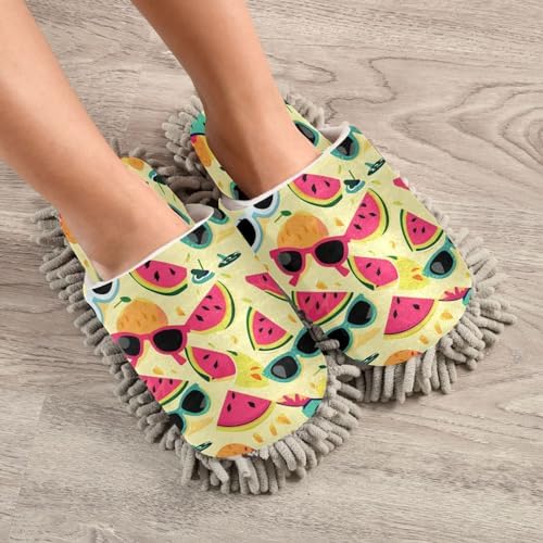Bulletgxll Watermelon Mopping Slippers L