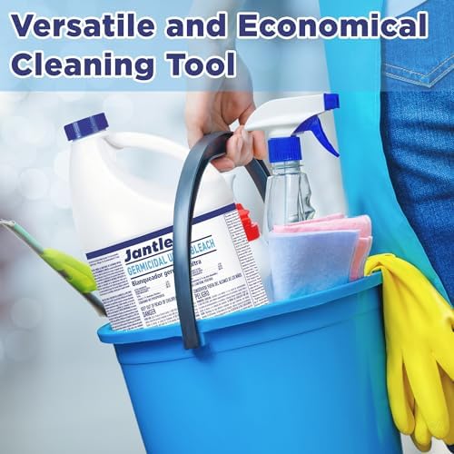 Jantle Bleach Cleaner 1 Gallon 12 Bottles Bulk