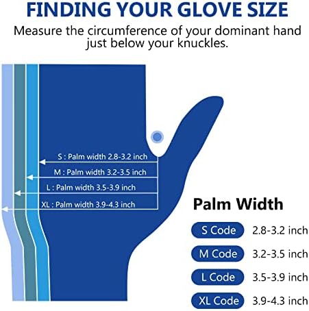 Squish Disposable Gloves 4 Mil Thick 100PCS2Pack Large