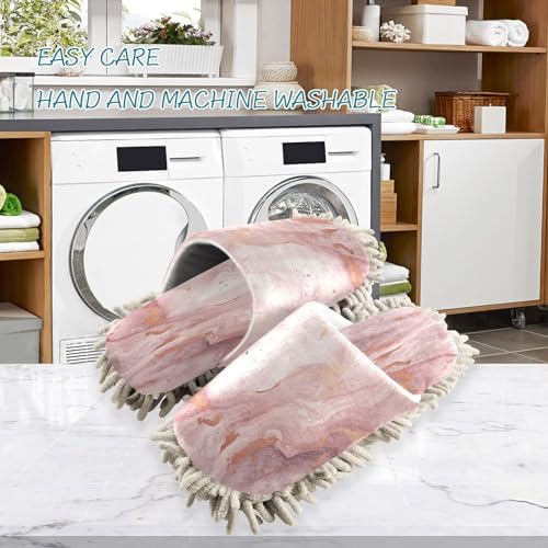 Zhirexin Microfiber Mop Slippers for Home Cleaning