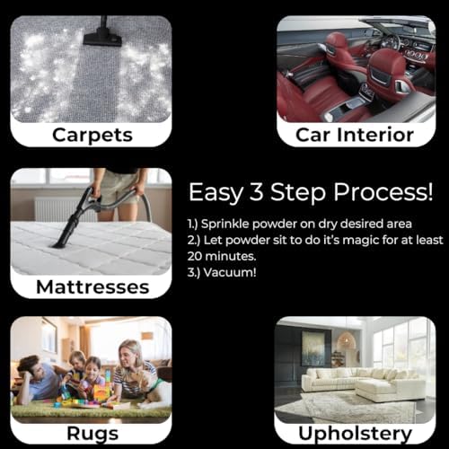 Powerful Oasis Natural Deodorizing Powder for Carpets and Upholstery