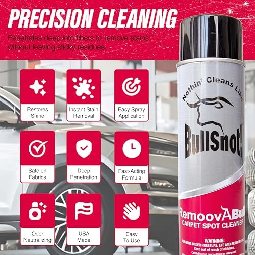 BullSnot RemoovABull Stain Remover for Carpets and Upholstery