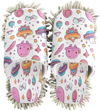 Cute Sea Creatures Cleaning Slippers Washable Mop Slippers