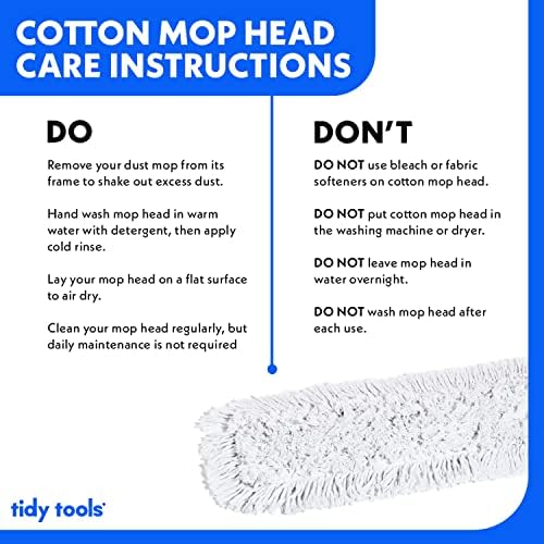 Tidy Tools 48 Inch Dust Mop for Commercial Floors
