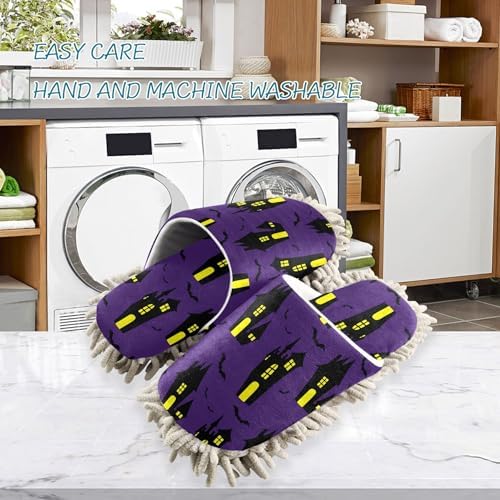 Burbuja Spooky Haunted Houses Mop Slippers 5-8