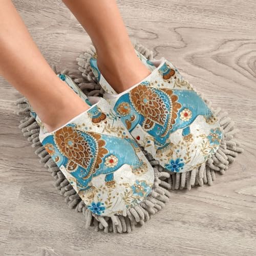 Zhirexin Mandala Textured Cleaning Slippers