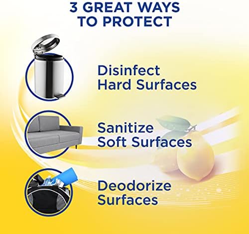 Lysol Disinfectant Spray Lemon Breeze 125oz 1