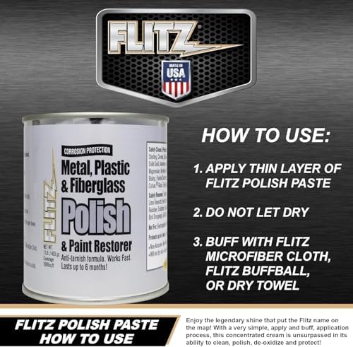 Flitz Multi-Purpose Metal Polish Paste - 1lb USA Made