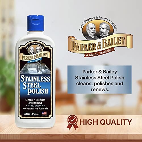 Parker Bailey Stainless Steel Polish - Shine Up Appliances and Kitchen Surfaces