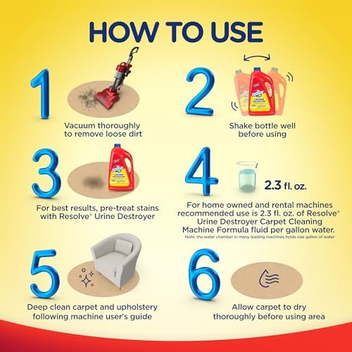 Resolve Urine Destroyer 96 OZ Carpet Cleaner 1