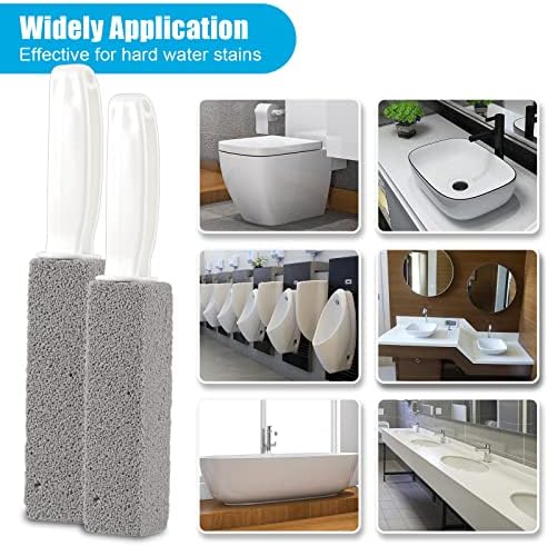 Nonley Pumice Stone Toilet Cleaner with Handle - 4 Pack