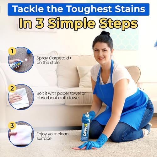 Carpetaid Carpet Spot Stain Remover 14 oz Pack of 6