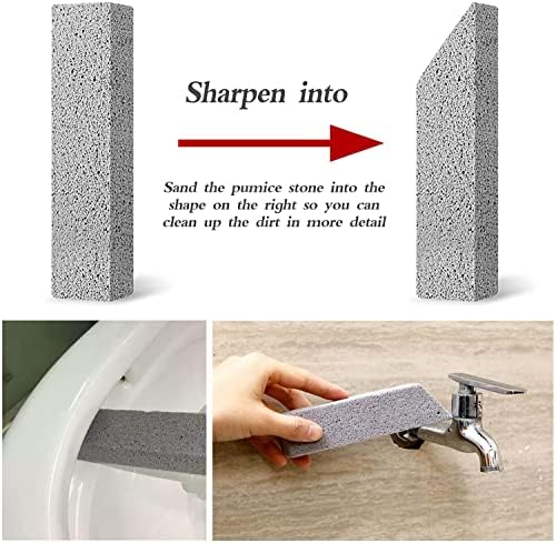 12 Pack Pumice Stone Toilet Cleaner for Calcium and Rust Removal