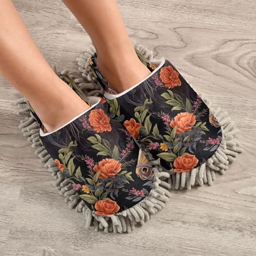 Zhirexin Mopping Slippers with Microfiber Absorbent