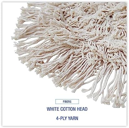 Boardwalk BWK1491 Dust Mop Head Cotton 175x135 White