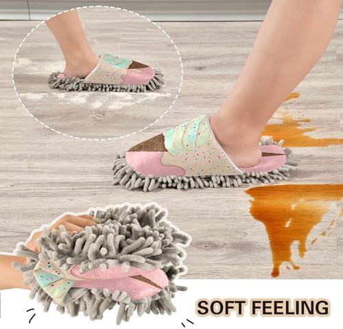 Zhirexin Microfiber Mopping Slippers for Men Women 1
