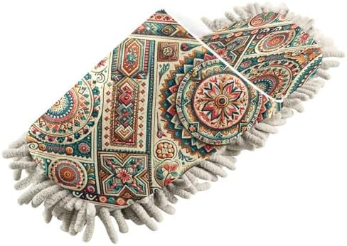 Zhirexin Mandala Pattern Cleaning Slippers