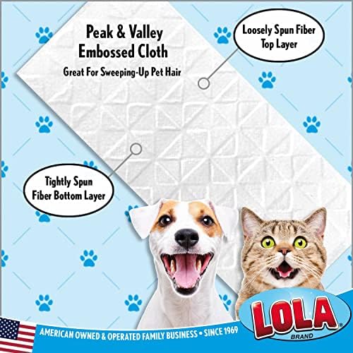 LOLA Dry Sweeping Cloth Refill Pads 11 x 813 32 Pack
