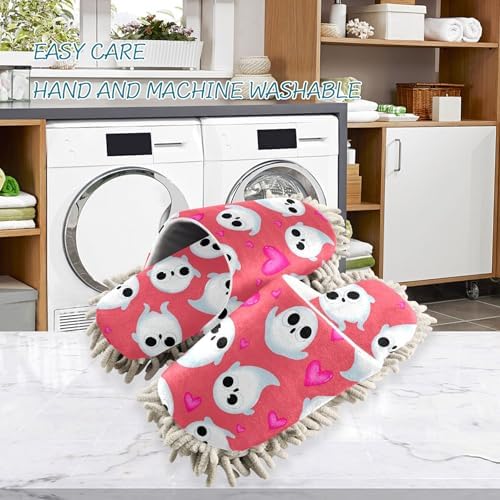 Burbuja Cartoon Ghosts Mop Slippers 3cm Microfiber 5-8 US Size