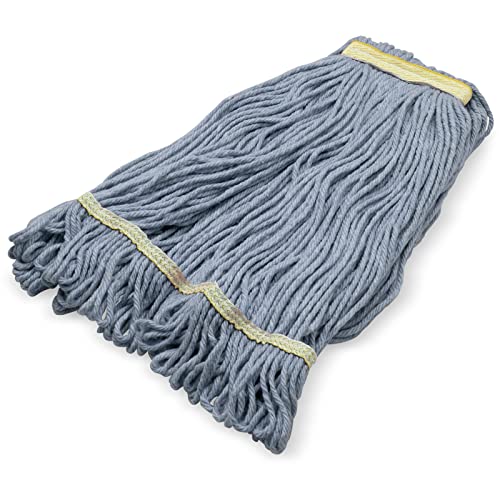 SPARTA Flo-Pac Cotton Mop Head - Narrow Loop Ended with 1 Yellow Band