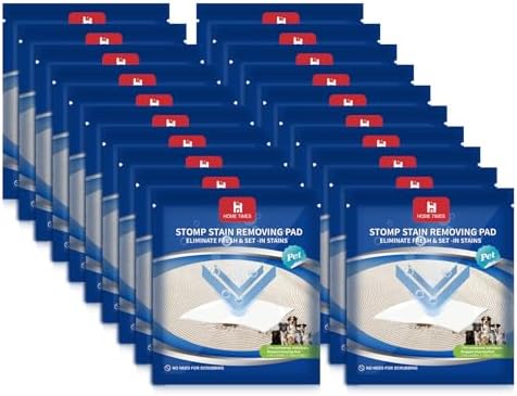 Home Times Carpet Stain Lifting Pads 20 Count Pack