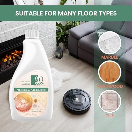 KIDU 2-Pack Multi-Surface Floor Cleaner Robot Mop Compatible Eco-Friendly