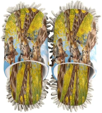 Zhirexin Mop Slippers for Home Cleaning Comfort