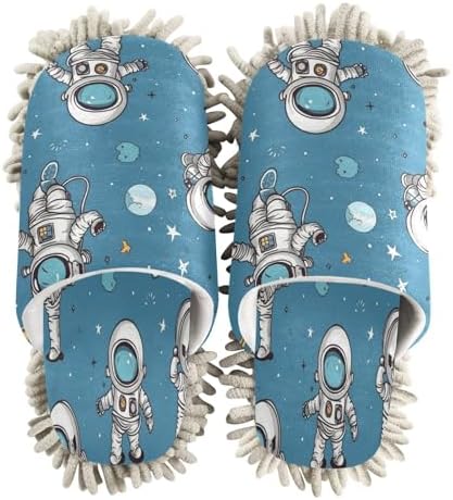 Zhirexin Cartoon Astronaut Mop Slippers