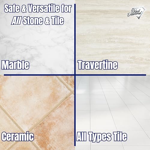 Black Diamond Marble Tile Floor Cleaner No-Rinse Concentrate 1 Quart