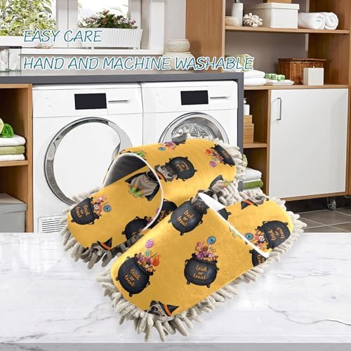 Burbuja Cute Dog Witch Costume Mop Slippers