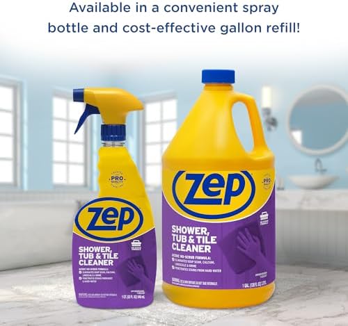 Zep Heavy Duty Shower Cleaner - 1 Gallon Case of 4