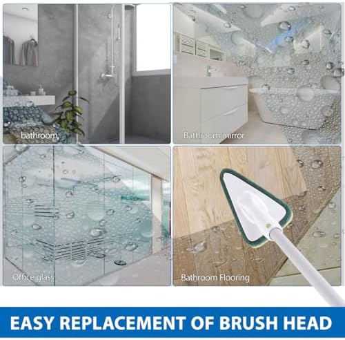 2pcs Floor Brush Head Replacement for Bathroom