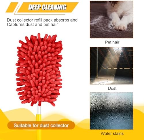 2pcs Microfiber Duster Refills Heavy Duty