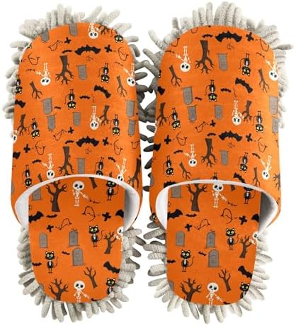 Burbuja Playful Skeletons Mop Slippers for 5-8