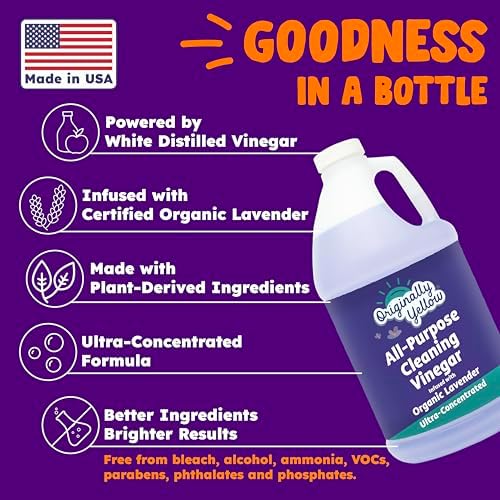 Originally Yellow Lavender Vinegar Cleaner 1 Gallon 1
