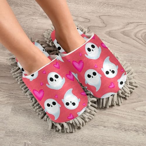 Burbuja Cartoon Ghosts Mop Slippers 3cm Microfiber 5-8 US Size