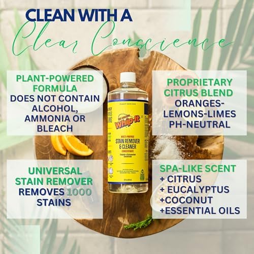 Whip It Cleaner Concentrate 32 OZ Multi Purpose Stain Remover