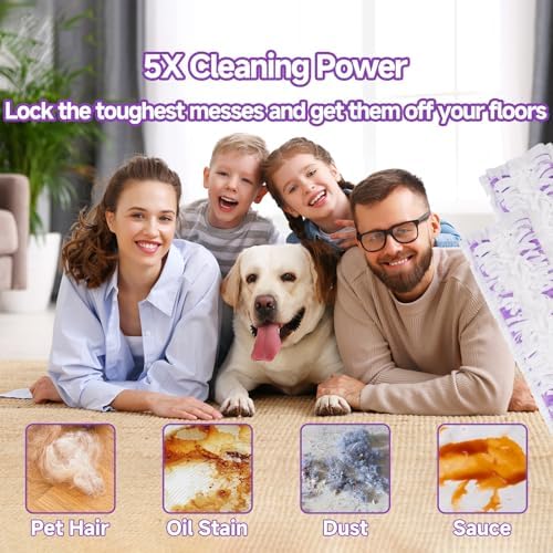 WENGROU Power Mop Refills 30 Count Multi-Surface
