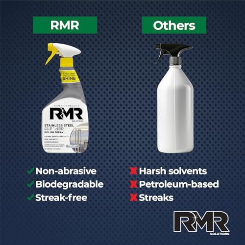 RMR Stainless Steel Cleaner and Polish - 30-Ounce Heavy-Duty Formula