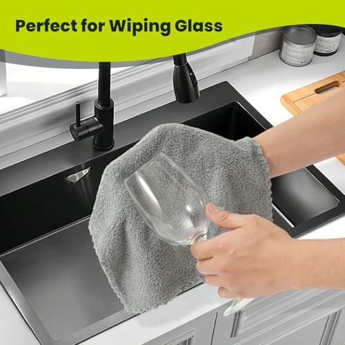 Neessno 12 Pack Microfiber Cleaning Cloths