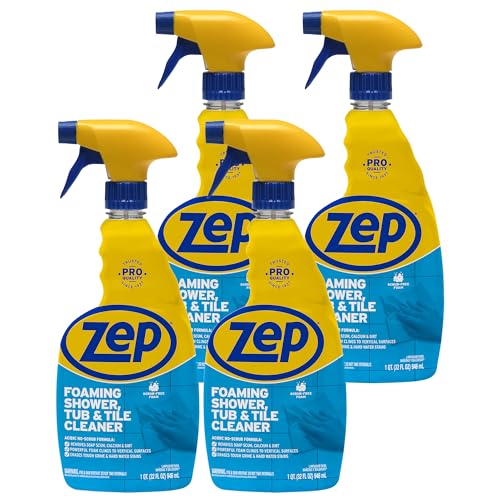 Zep Foaming Tub Tile Cleaner - 32 oz Case of 4 1