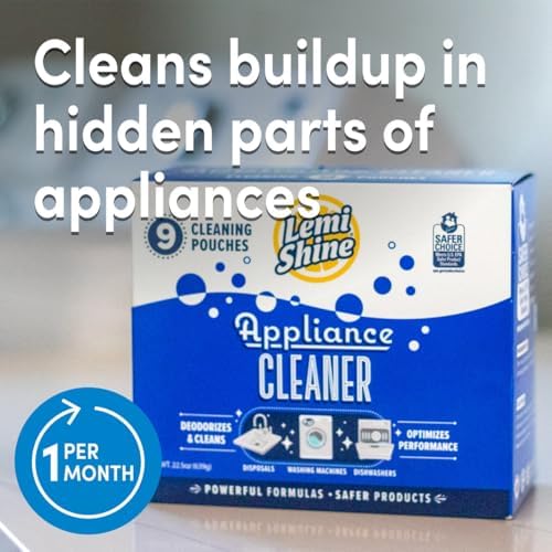Lemi Shine Appliance Cleaner Deodorizer 9 Pouches